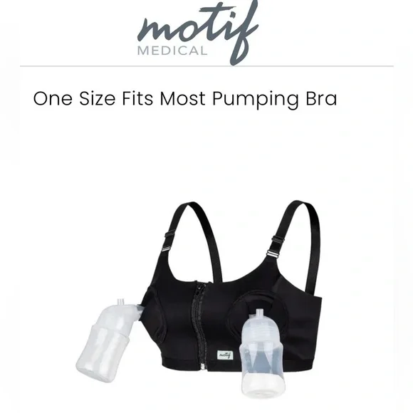 🔴 Motif Medical Hands Free Pumping Bra in black size XS-L, NIB - Picture 1 of 8